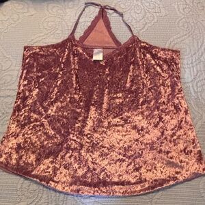 Secret Treasures Sleepwear Blush Pink Velvet Size 2x (18W-20W)